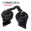 BEG1 1622755-00-B 1109660-00-A For Tesla Model 3/Y Air Electric Loud Snail Horn Double Dual-Tone Whistle Sound Speaker Replacement