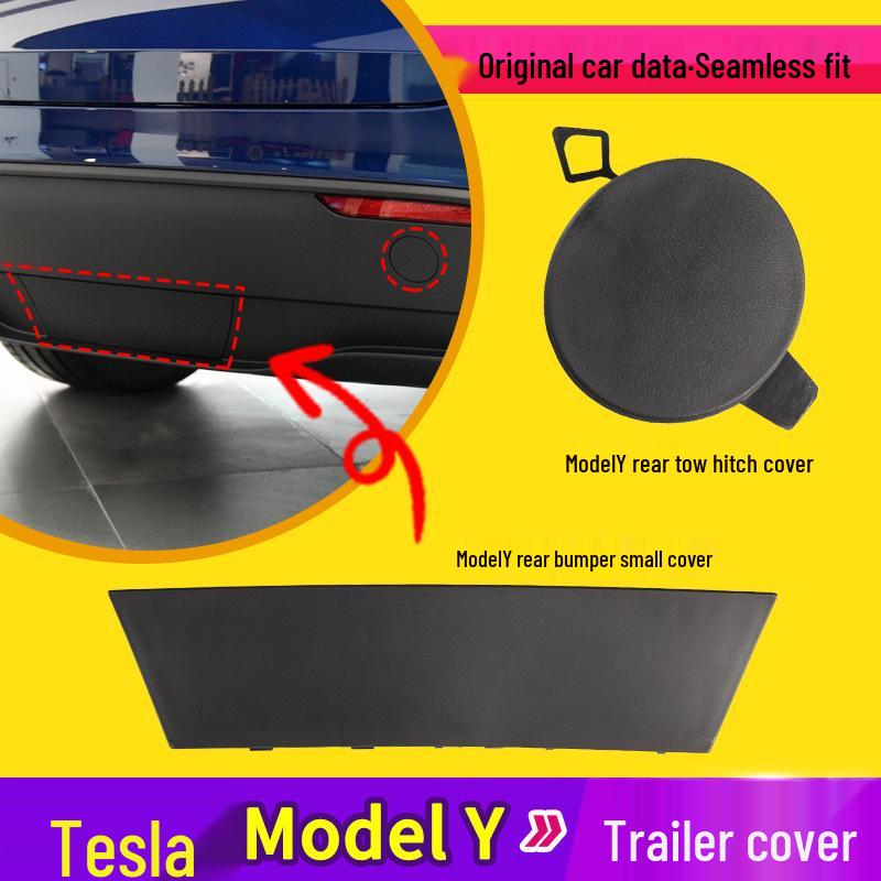 

Крышка бампера заднего фаркопа Tesla Model Y Rear Tow Cover