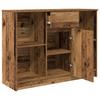 Sideboard with Drawer Rustic Wood Look 101 x 35 x 76 cm Engineered Wood