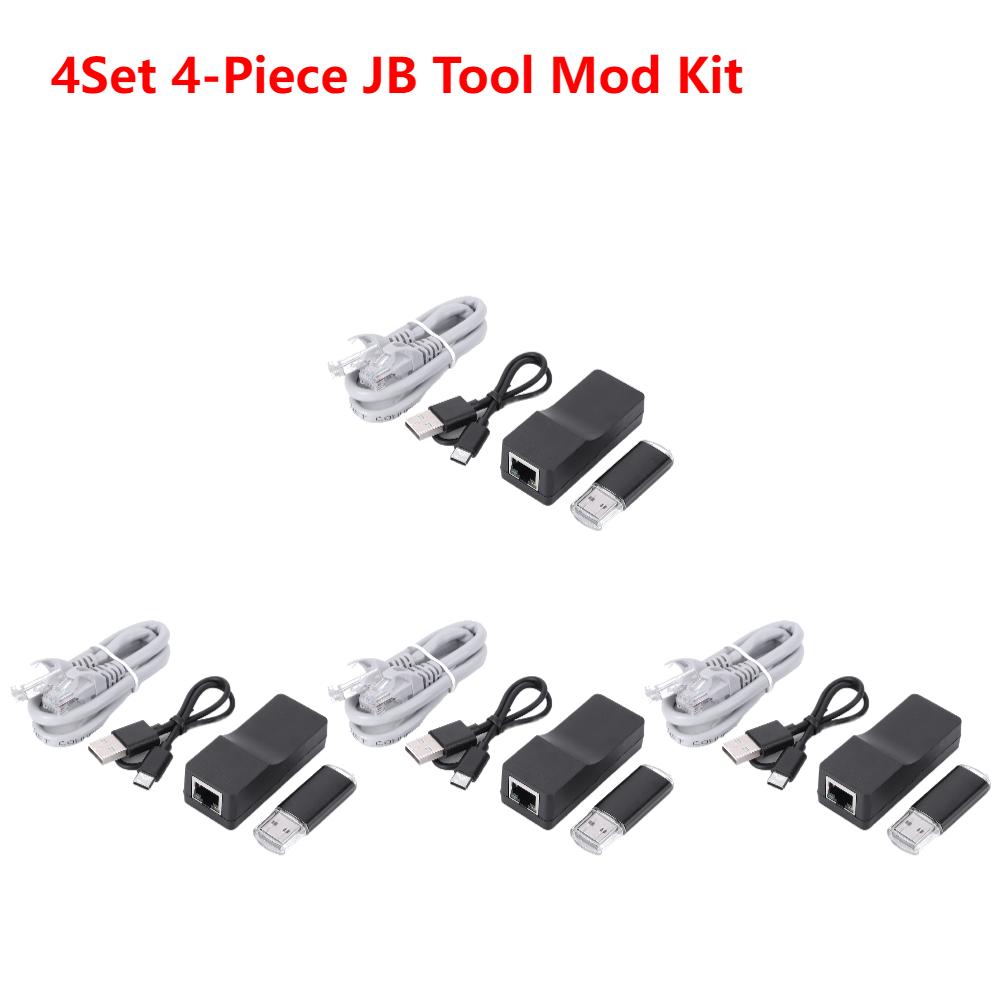20/1Set One-Key JB Tool Mod Kit JB Adapters With USB Drive Ethernet Type-C Cable Gaming Accessories For PS4 FW 9.0 11.0 System