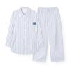 [ORCITE] Unisex Blau Marmelade Langarm Schlafanzug Set G151 [Versand aus Korea] 100% Original