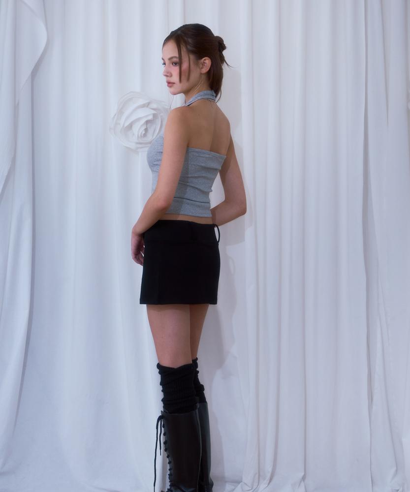 ROSEFRANTZ Pocket Mini Skirt [Black]