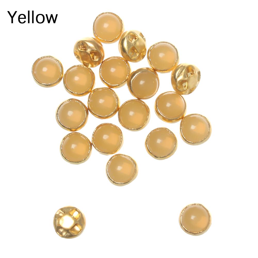20Pcs 4mm Mini Doll Buttons Ultra-small Pearl Buckle Doll Bags Shoes Craft Buckle DIY 1/6 Doll Clothing Buckles Accessories