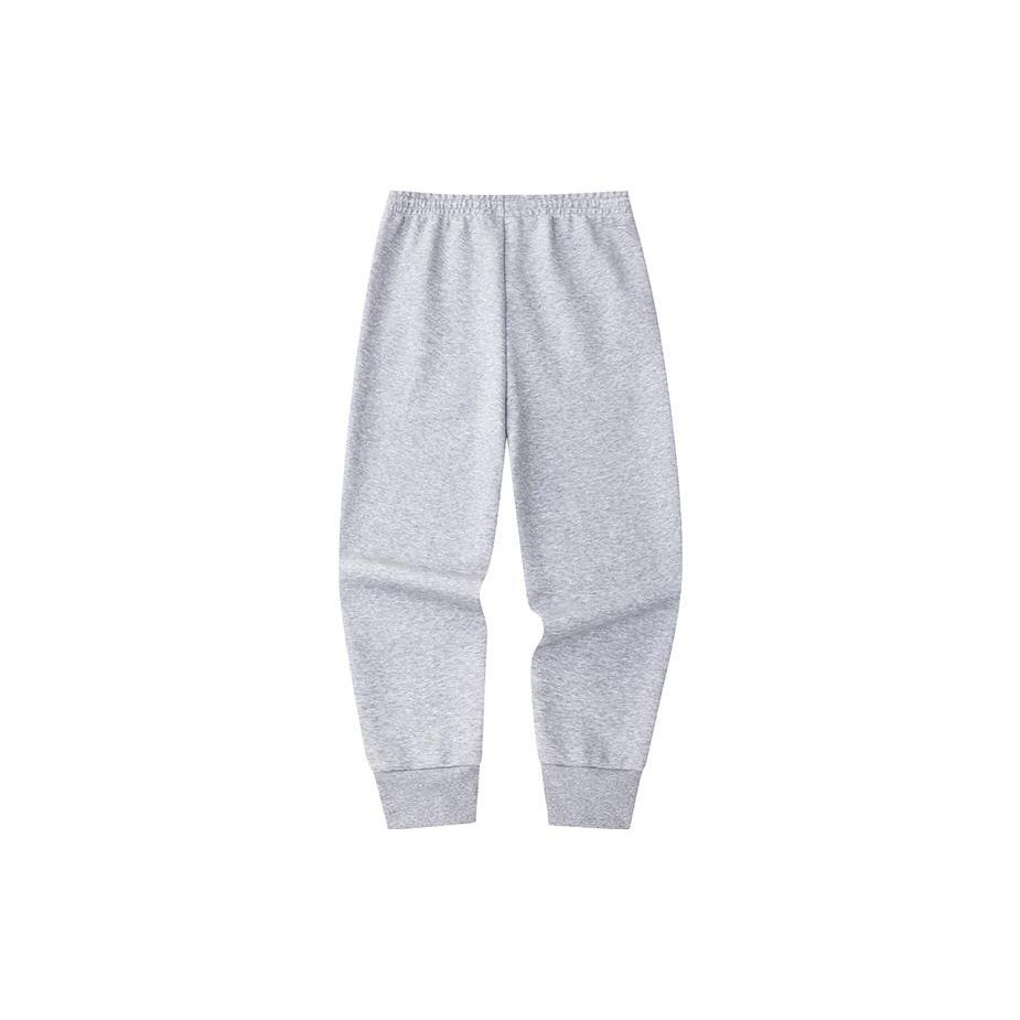 Anta Basketball Collection Knitted Sweatpants Men's Gray Heather Gray 952411301-1