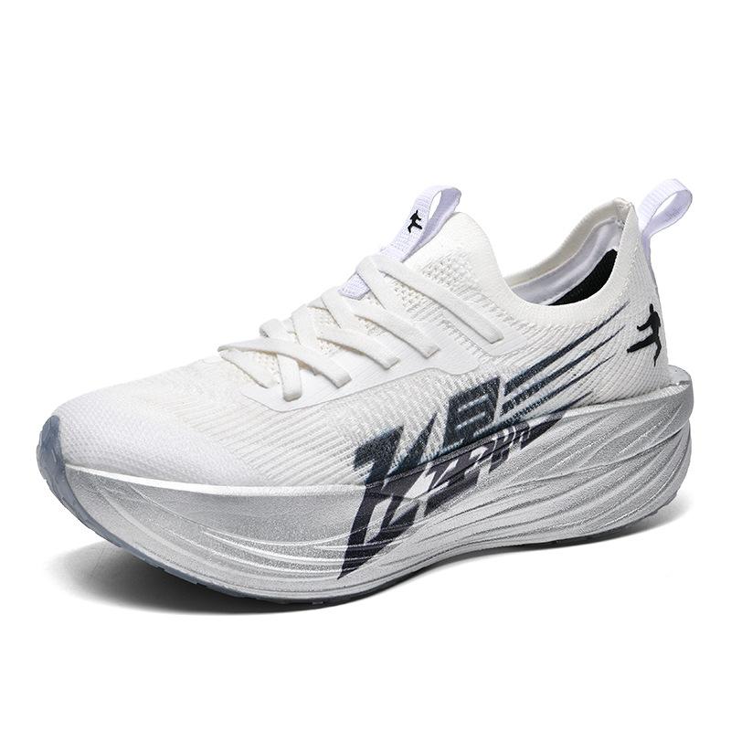 Really explosive carbon plate soft sole fashionable new sports men's trendy shoes non-slip and lightweight professional marathon men's and wo