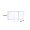 Clear Shoe Storage Organizer Rack Holder with Door Thicken Drawer Organize Unit Display