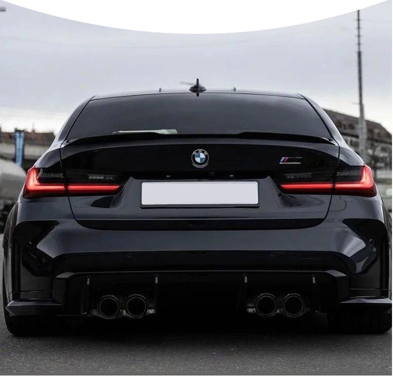 Edelstahl Carbonfaser Endrohre für 3er: 325Li, 320i, 330G, G20, G28