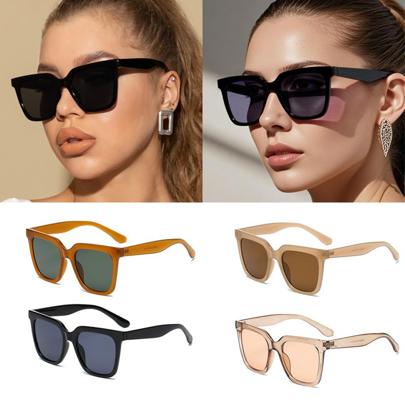 2pcs pack Square Sunglasses Women Luxury Brand Sports Goggles Female Fashion Sun Glasses Classic Vintage Eyeglasses UV400