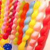100Pcs Multicolor Spiral Long Balloon Unique Twist Spiral Latex Balloon Wedding Happy Birthday Holiday Decoration Kids Toys