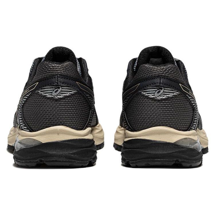 Asics Gel-Flux 4 Comfortable Synthetic Leather Low-Top Training Running Shoes Men Sneaker Gray Black 1011B934-020