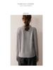 2025 Autumn/Winter Women's Cashmere Polo Collar Long Sleeve Loose Knit Cardigan Sweater