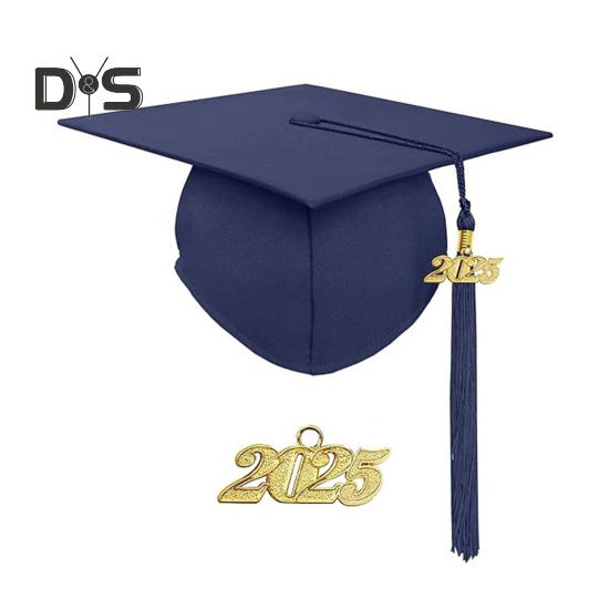 Birrete De Graduación Ajustable Para Adulto | Gorra Universitaria Con Borla | 100% Poliéster Transpirable | Regalo Para Graduación Unisex