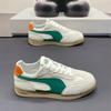 Breathable soft-soled comfortable casual board shoes spring and summer trendy brand versatile thick-soled contrasting color mesh low-top men's shoes