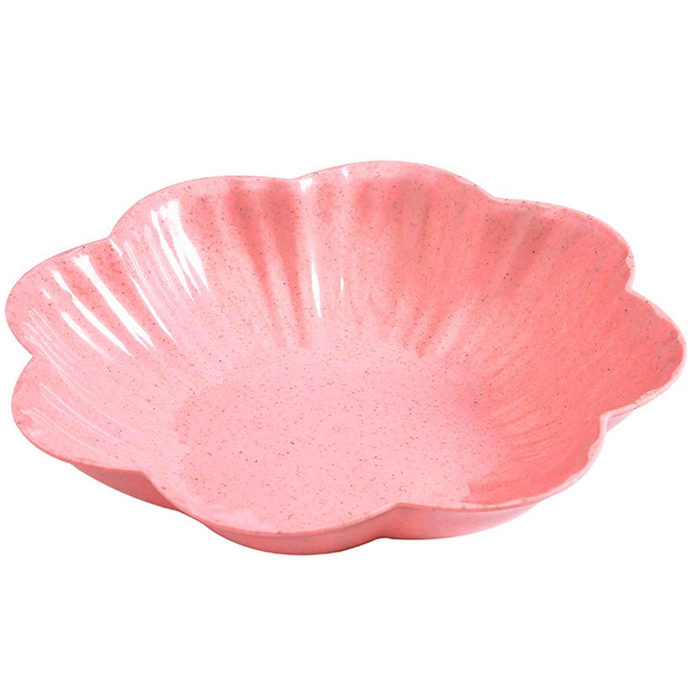 Plum Blossom Shape Fruit Plastic Plate Bowl Candy Melon Snack Nut Box Living Room Home Decoration