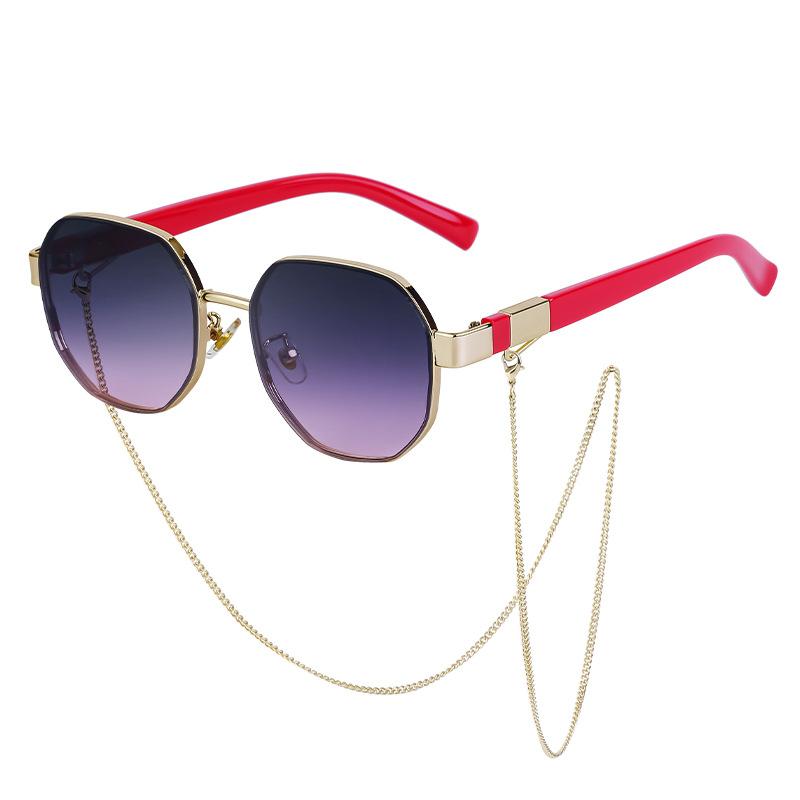 Necklace Strip Sunglasses Women'S Tide Polygonal Sunglasses Women'S Sunglasses