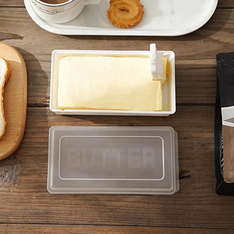 Japanese Style Butter Cheese Cutting Box for Preservation Segmentation Storage Baking Kitchen