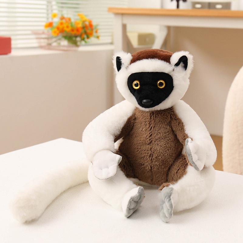 Lemur Plush Toy: Cute Monkey Doll, Children's Zoo Souvenir