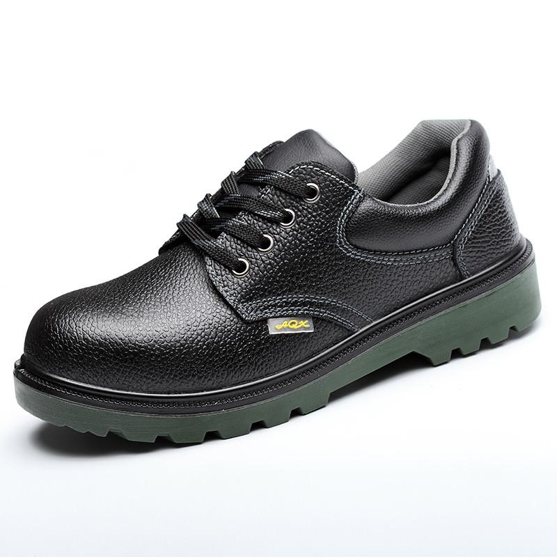 

Мужская защитная обувь из натуральной кожи, рабочие ботинки, летние дышащие, неразрушимые, женские рабочие защитные кроссовки 37 чёрный