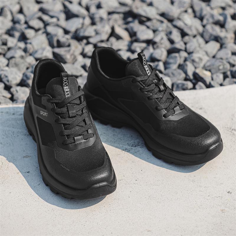 2025 spring and autumn new hiking outdoor sports casual shoes men's mesh dad shoes breathable versatile light running