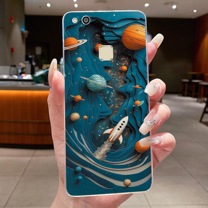 Phone Case For Huawei P10 Lite/NOVA YOUNG Funda Coque Butterfly Bow Protective Casing Transparent Soft Silicone TPU Cover Capa