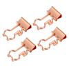 100 Pcs  Clips Metal Hollow Cat Shape  Gold Small  Clips for Office Documents Certif