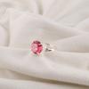 Pink Tourmaline Gemstone 925 Sterling Silver Designer Women Ring For Anniversary Gift RR-72-15