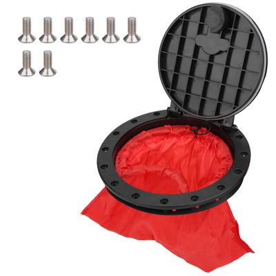 Boat Sealing Hatch Cover Round Circular Type Lid Waterproof Kayak Accessories W Storage Bag