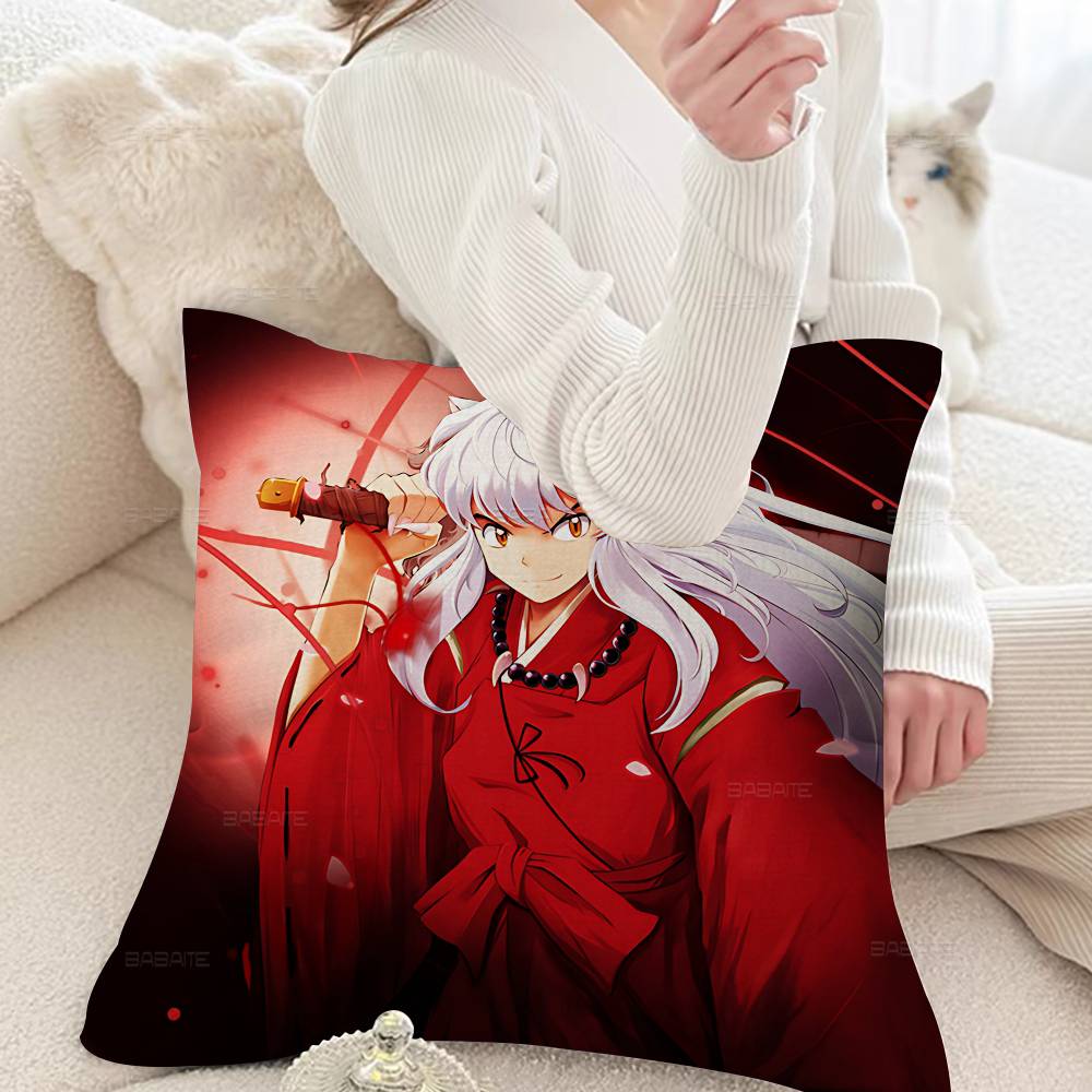 I-Inuyasha Anime Pillow Anime Pillow Sofa Bed Head Pillow Cover Cushion Cover 45x45 Cm Fashion