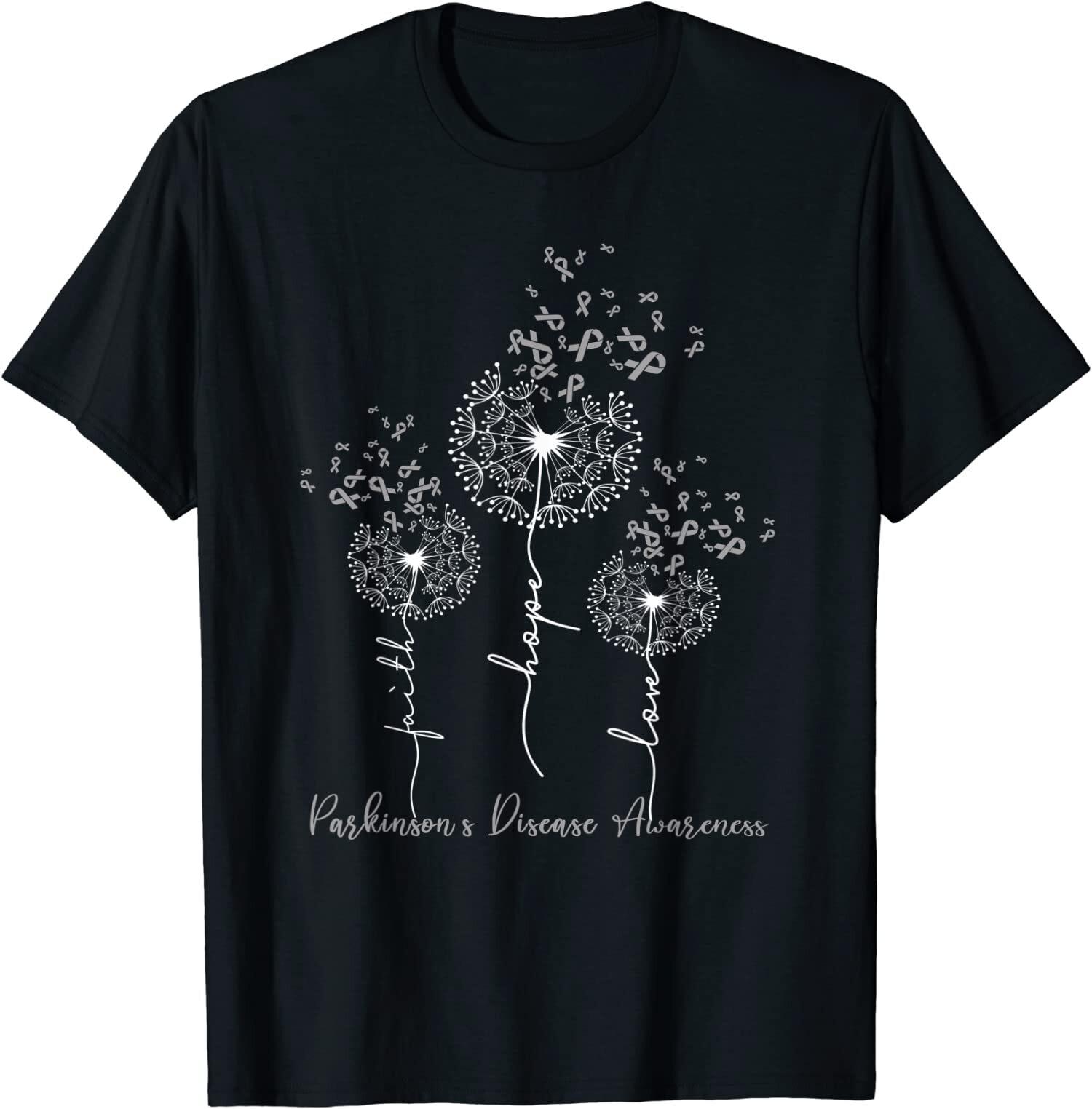 Parkinson s Disease Awareness Raising Tee Unisex T-Shirt S разноцветный