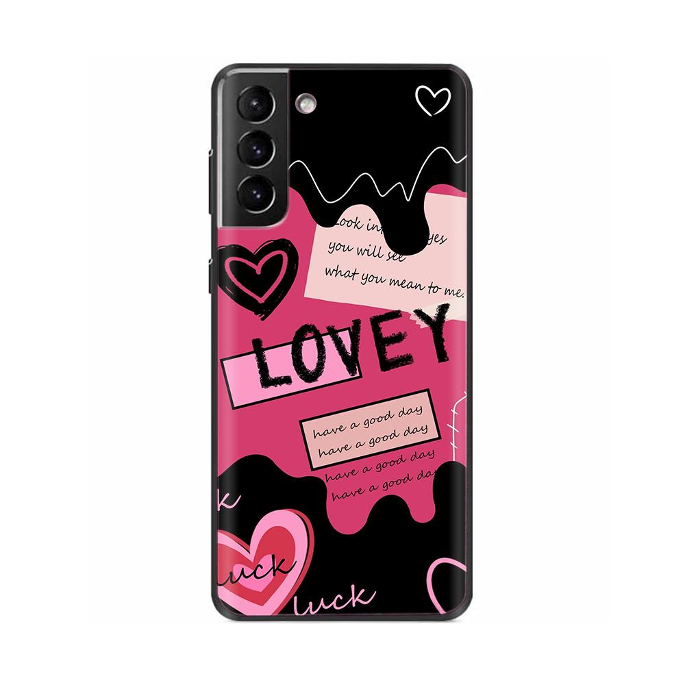 For Samsung S22 Ultra Phone Case Cute Panda Funda For Samsung Galaxy S22 Plus S 22 Ultra Cover Liquid Silicone Protective Coque