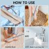 INOBECK Toe Gap Cleaning Brush - Scrubber In Shower With Long Handle, Soft Cleaning Bath Brush, Feet Cleaner, Scrub Foot Care For Seniors, Elderly