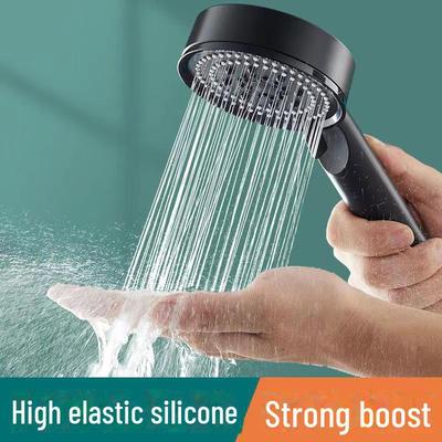 Leistungsstarkes Booster-Duschset mit fünf Geschwindigkeiten, Handbrause mit Filter, Duschkopf für Haushaltswarmwasserbereiter, Badewanne, Badezimmer
