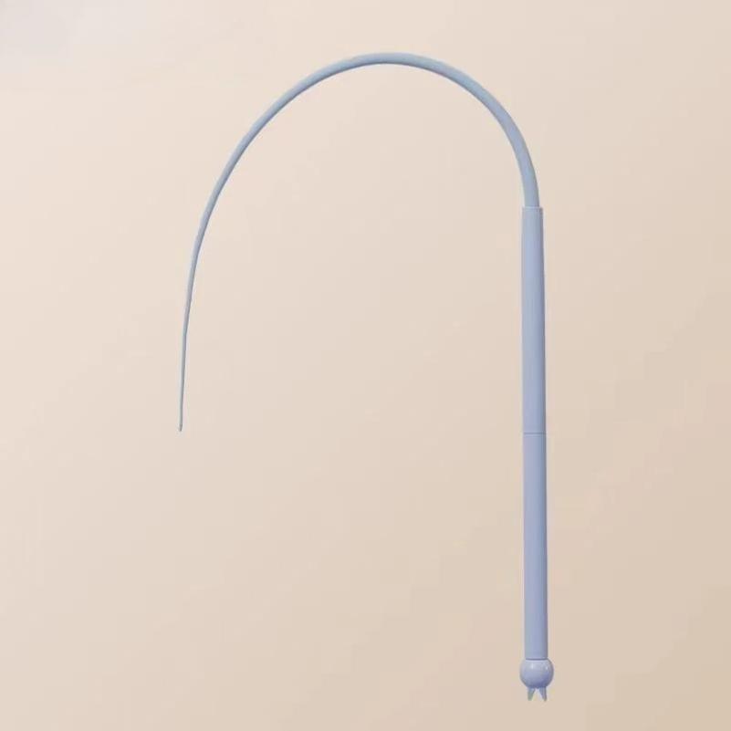 Cat Teaser Stick Toy Interactive Silicone Simulated Mouse Tail Kitten Toy Training Durable Teasing Cat Toy Supplies