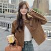Melard Retro Loose Casual Jacket for Petite - Brushed Spring/Autumn Design