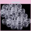 Empty Plastic Bottle Jewelry 10203050pcs Bead Refillable Bottles Small Round Cosmetic Container Storage Jars Portable Box