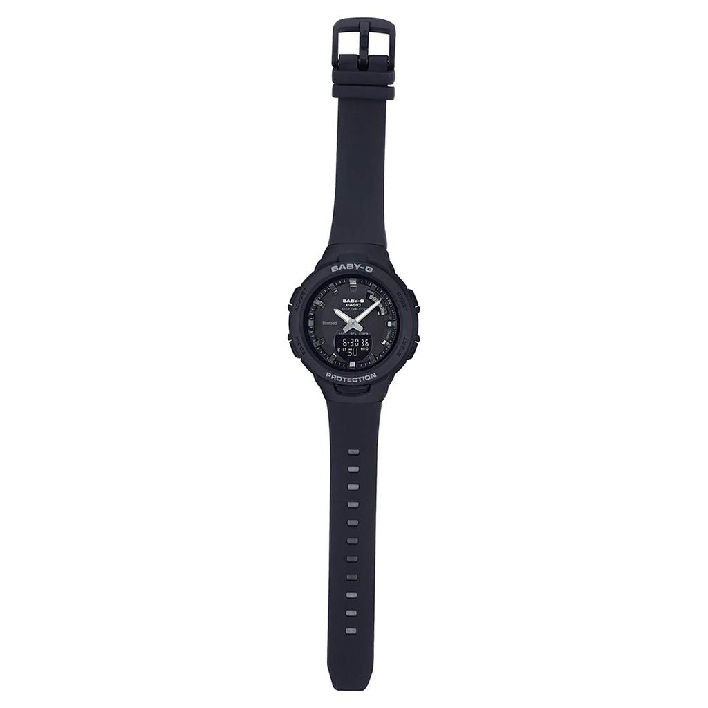 Black Ladies Analog Digital Casual Quartz [Casio] BSA-B100-1A Baby-G - [Product]