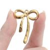 2pcs/Lot Multiple Styles Stainless Steel Bow Shape Charm Pendants for Earrings Necklace Pendant DIY Jewelry Making Accessories