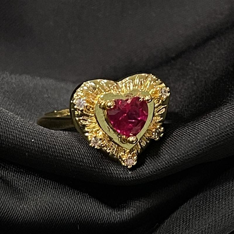 

Французький Легкий Розкішний Нішевий Темпераментний Кольоровий Скарб Відкритий Перстень Середній Антикварний Матовий Модний Дизайн Темпераментний Вказівний Палець Перстень Трендовий