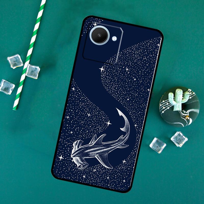 

Starry Orca Whale Shark For Realme 15 14 13 12 11 10 Pro Plus C65 C67 C63 C61 C55 C51 C53 C35 C75 GT6 GT7 Pro Case Realme C33
