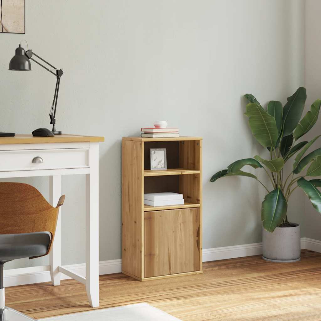 ODDA Side Table Cabinet 40 X 24 X 79 Cm Solid Pine Wood