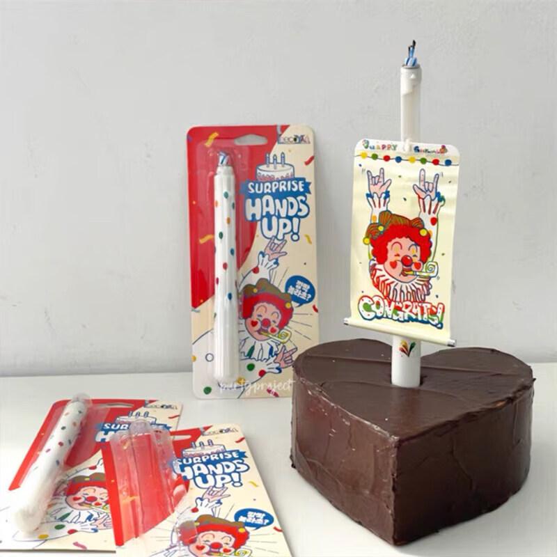 LIEI Colorful Flame Birthday Candle