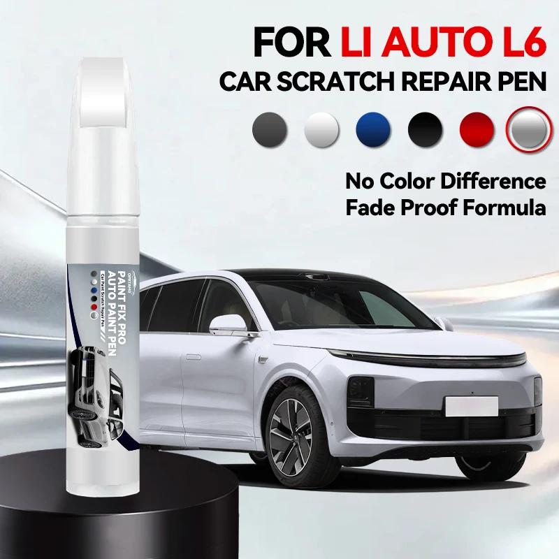Vehicle Dedicated Exclusive For LI AUTO L6 1990-2026 Paint Repair Pen Touch Up Scratch Remover DIY Auto Accessories Black White