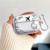 World Travel Routes Clear Earphone Cases Cover Case For Airpods 4 Pro2 2 3 1 Pro Pro3