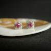 Серебряные серьги с натуральным рубином 1.045ct (2187868)