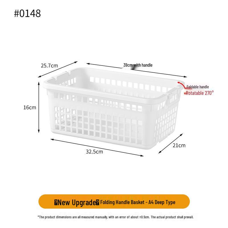 Kitchen Tall Cabinet with Pull-Out Grid Storage Basket for Seasoning and Grains