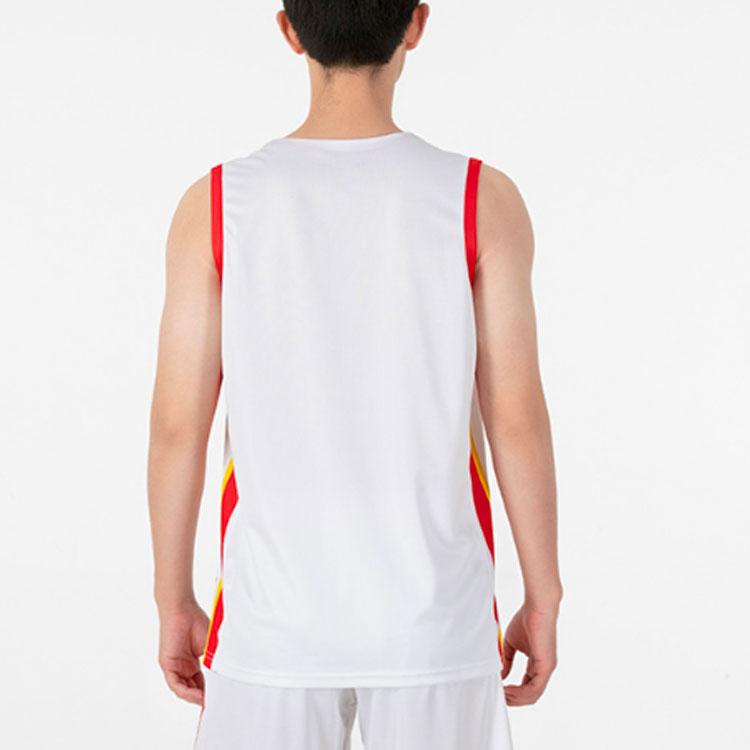 Under Armour Relaxed Breathable Round Neck Basketball Jersey Men Tops White 21600112-100