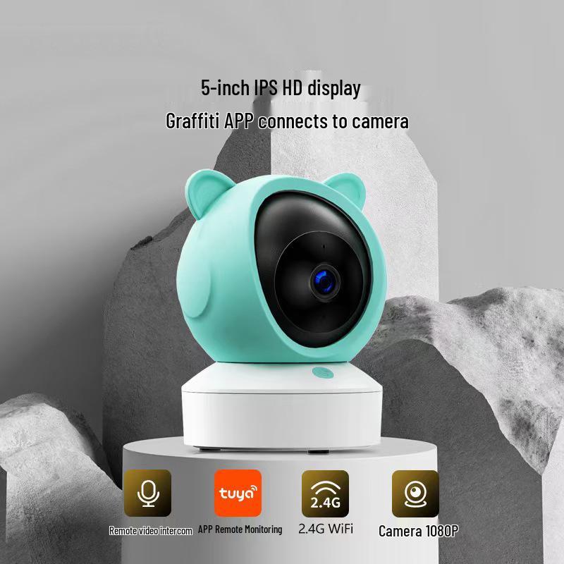 Tuya 5" WiFi Baby Monitor with Voice Intercom