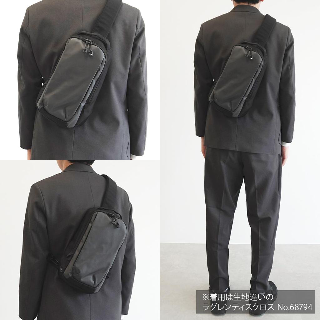 Lagrentis Cross X Body Bag 6L Tablet High Strength 20064 Black [Acegene] 8.0-inch X-PAC