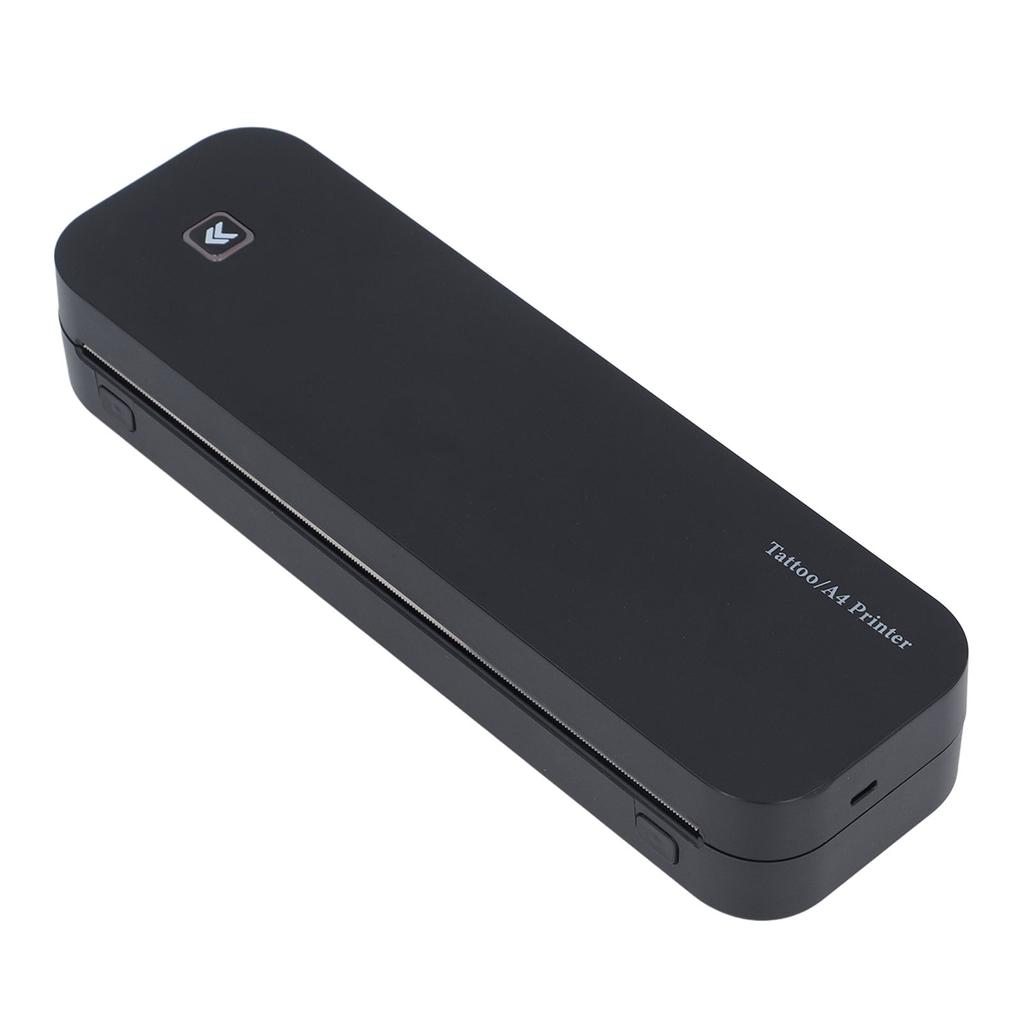Tattoo Transfer Stencil Printer High Resolution Thermal Tattoo Copier Wireless Connection for IOS for Android Black