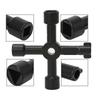Internal Triangle Key Wrench 4 Ways Elevator Cabinet Wrenches New Cross Switch Alloy Spanner  Home